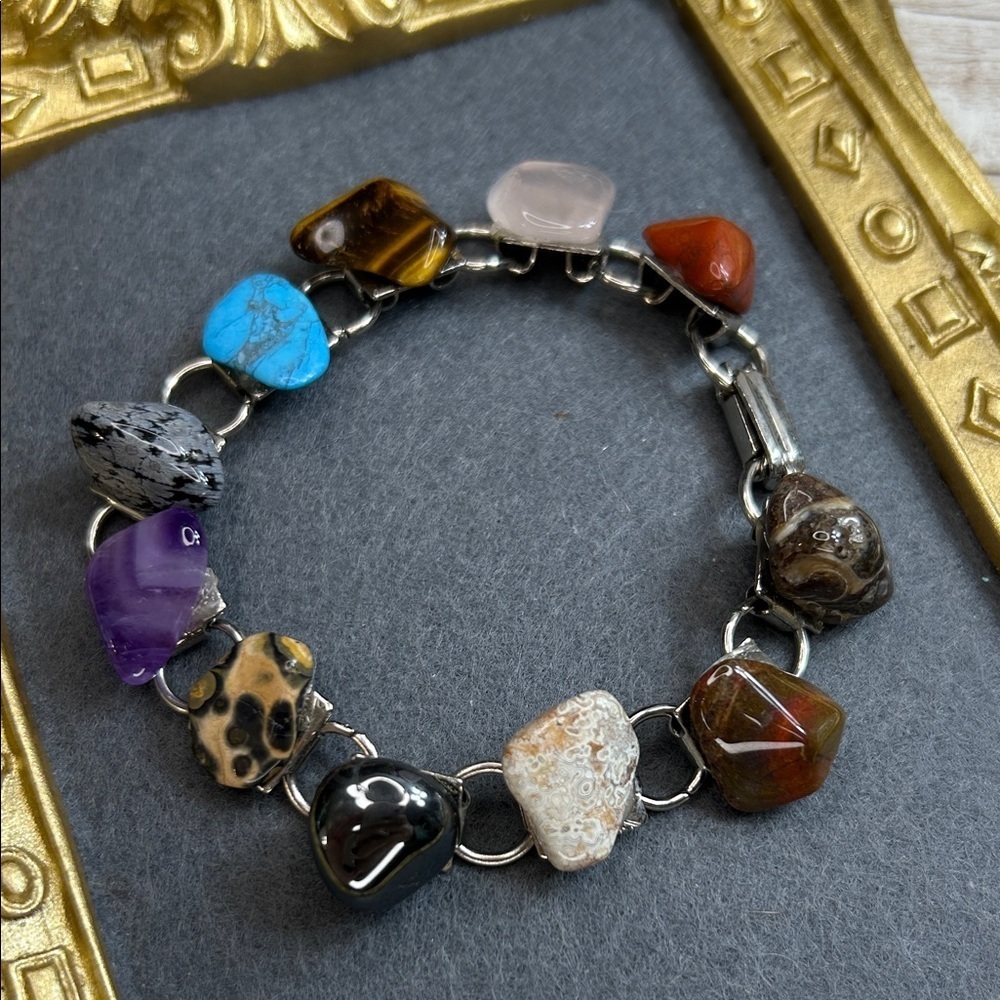 Vintage Multi Gemstone Bracelet